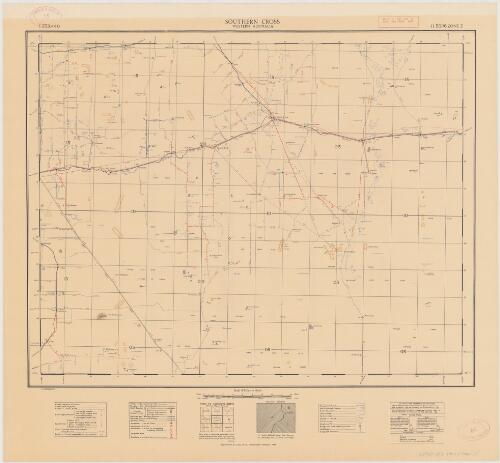 Southern Cross, Western Australia [cartographic material] / reproduced by L.H.Q. (Aust.) Cartographic Company, 1943