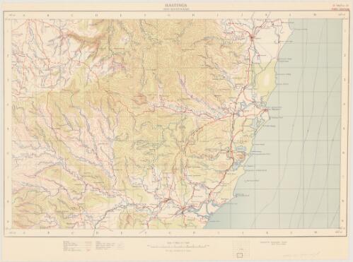 Hastings, New South Wales [cartographic material] / prepared by Cartographic Section Aust Survey Corps