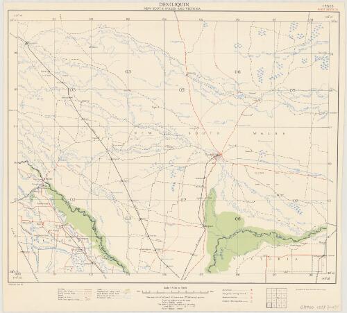 Deniliquin, New South Wales and Victoria [cartographic material] / reproduced by Royal Australian Survey Corps