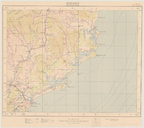 Newcastle, New South Wales [cartographic material] / prepared by Cartographic Section Aust Survey Corps