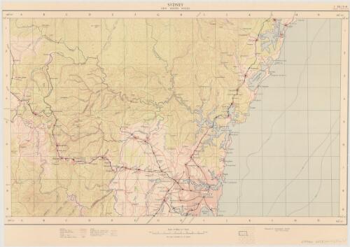 Sydney, New South Wales [cartographic material] / prepared by Cartographic Section Aust Survey Corps