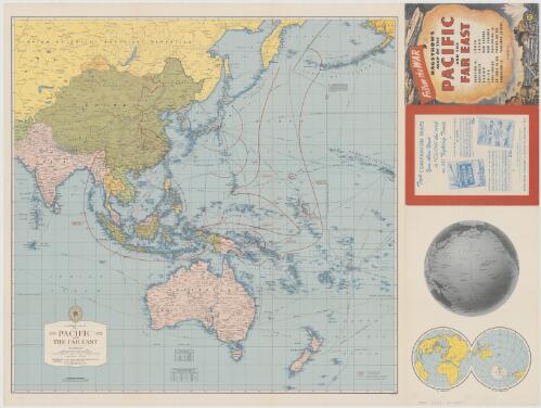 Hagstrom's map of the Pacific and the Far East [cartographic material] : on Mercator's projection