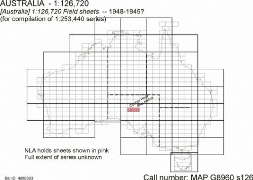 [Australia] 1:126,720 field sheets [cartographic material] / National Mapping Section