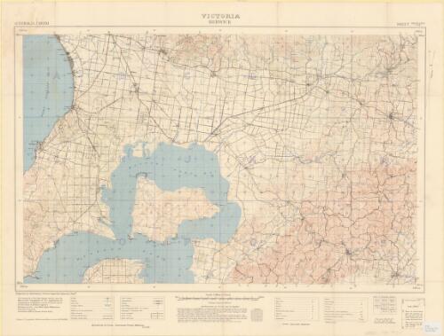 Victoria, Berwick [cartographic material] / prepared by Australian Section, Imperial General Staff