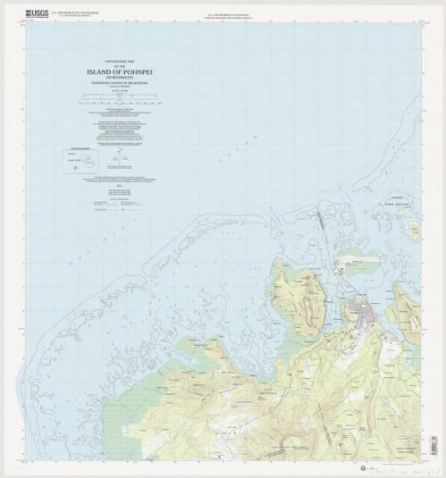 Topographic map of the Island of Pohnpei ... Federated States of Micronesia [cartographic material] : State of Pohnpei / produced by the United States Geological Survey in cooperation with the National Imagery and Mapping Agency