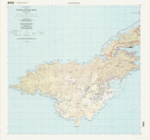 Topographic map of the Tutuila Island west, American Samoa, 2001[cartographic material] / produced by the United States Geological Survey