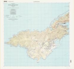 Topographic map of the Tutuila Island west, American Samoa, 2001 ...