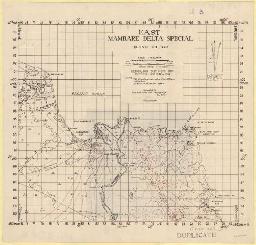East Mambare Delta special [cartographic material] / compiled by 2/1st Aust. Army Topo. Survey Coy ; reproduced by 69th Engr. Co. (Top.) Detachment