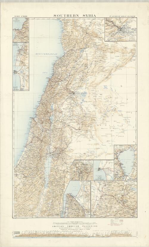 Southern Syria [cartographic material] / reproduced  by the Survey of Egypt, March 1918 (299)