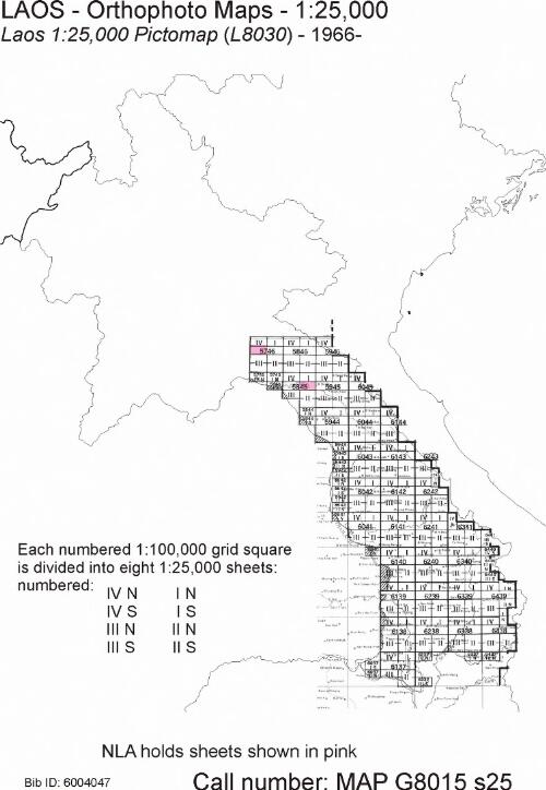 Laos 1:25,000 pictomap [cartographic material]