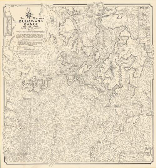 The Northern Budawang range and the Upper Clyde River valley [cartographic material] / compiled and drawn by G. L. Elliot, C.M.W., May-November 1960