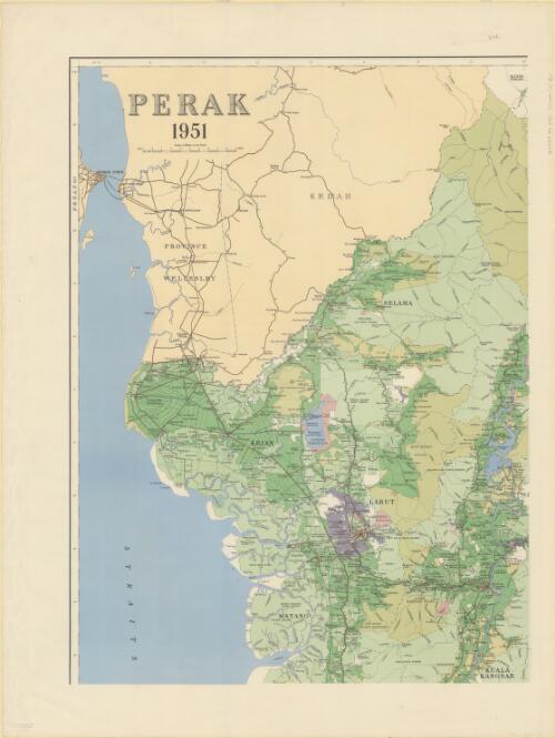 Perak, 1951 [cartographic material]
