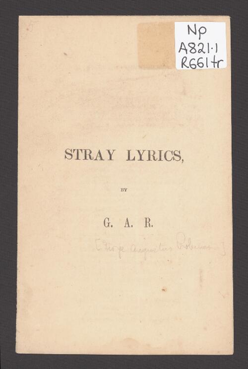 Stray lyrics / by G.A.R