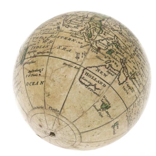 A new terrestrial globe [cartographic material] / by Nath. Hill 1754