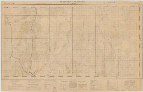 Batchelor, Northern Territory [cartographic material] / prepared by Australian Section Imperial General Staff ; compilation, no. 1 Survey Section, 6 Aust. Army Topographical Survey Coy., A.I.E. 1943 ; reproduced by L.H.Q. Cartographic Coy, Aust. Svy. Corps, Feb. 1944