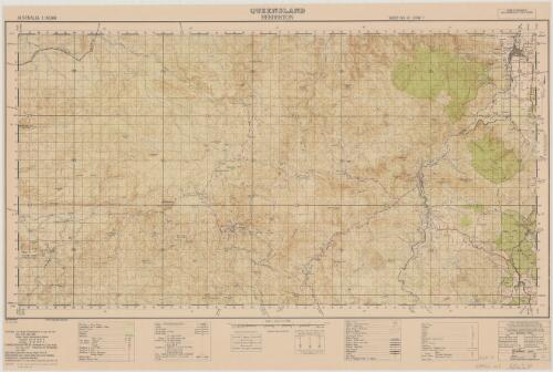 Herberton, Queensland [cartographic material] / compilation and detail, surveyed by 5 Aust. Field  Svy. Coy., AIF. Detail from air photos, Sept. 1943. ; reproduction, 2/1 Aust. Army Topo. Svy. Coy., Nov. 43
