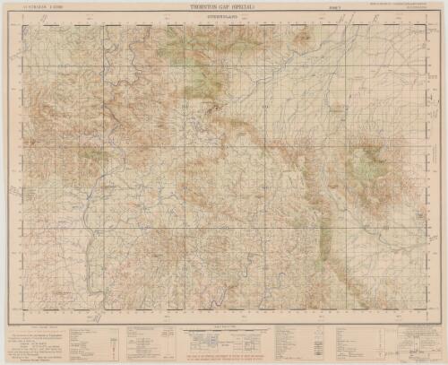Thornton Gap (special), Queensland [cartographic material] / surveyed in Aug. 1942 by 1 Aust. Field Survey Coy. R.A.E. and detachment of 3 Aust. Field Survey Coy. R.A.E. ; reproduced by 2/1 Aust. Army Topo. Survey Coy., Sept. 42