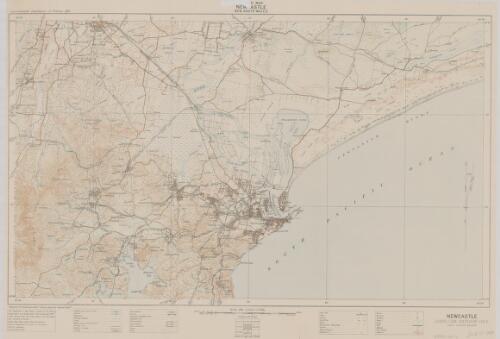 Sketch map Newcastle, New South Wales [cartographic material] / prepared by Commonwealth Section, Imperial General Staff