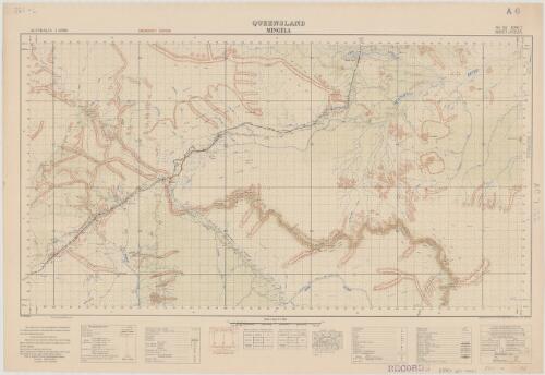 Mingela, Queensland [cartographic material] / reproduced by 2/1 Aust. Army Topo. Survey Coy. Mch. 43