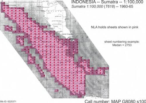Sumatra 1:100,000 / prepared ...by the U.S. Army Map Service, Far East