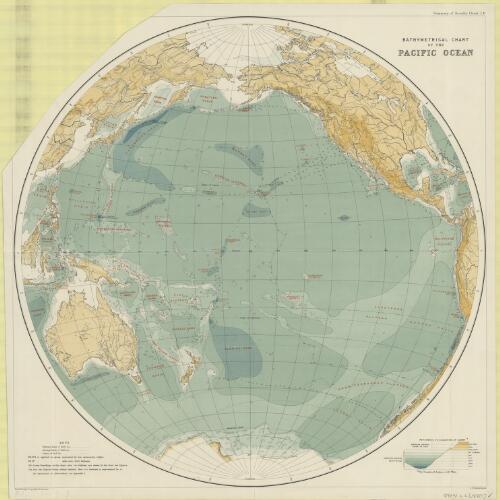 Bathymetrical chart of the Pacific Ocean / Edinburgh Geographical Institute