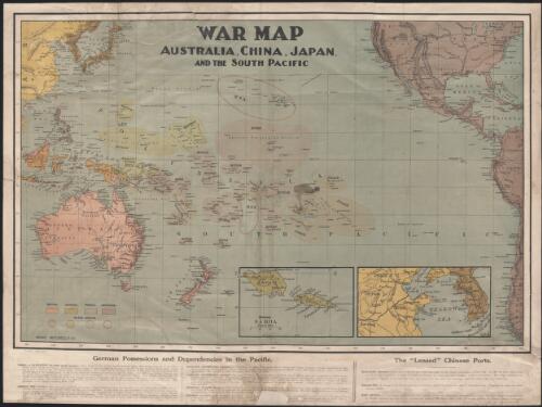 War map : Australia, China, Japan, and the South Pacific / Cyril Dillon