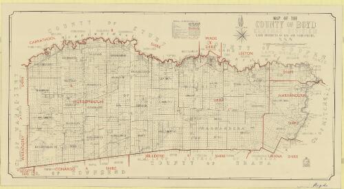 Map of the County of Boyd, Central Division, Lands Districts of Hay and Narrandera, N.S.W. / compiled, drawn and printed at the Department of Lands, Sydney, N.S.W