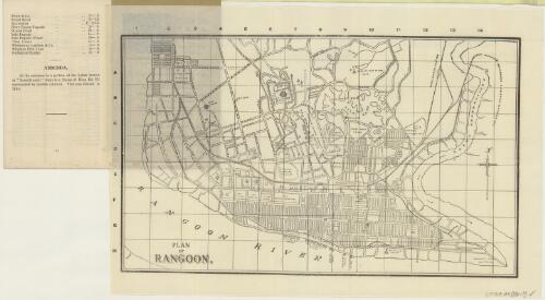 Plan of Rangoon