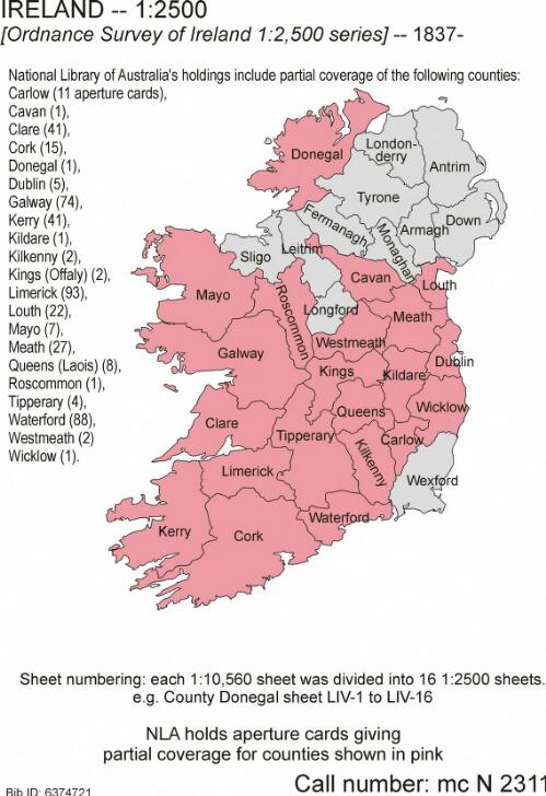 [Ordnance Survey of Ireland 1:2,500 series] / Ordnance Survey
