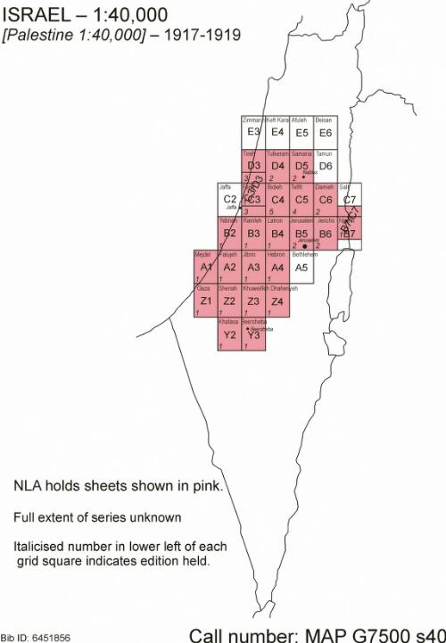 [Palestine 1:40,000] / 7th Field Survey Coy. R.E., E.E.F