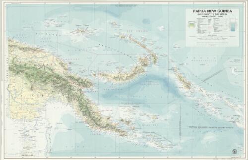 Papua New Guinea [cartographic material] : supplement to the 1973-74 improvement plan / produced by the Division of National Mapping, Dept. of Minerals and Energy Canberra, for the Papua New Guinea Cabinet Committee on Planning