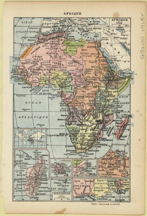 [Maps of the continents of the world]
