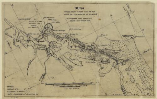 Buna : traced from target plan no. N 24, based on photographs to 10 Sept. 42
