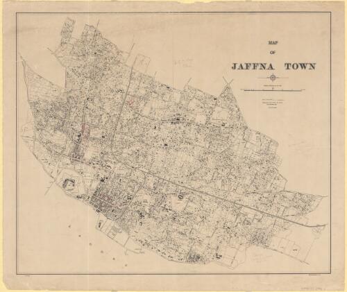 Map of Jaffna Town / Survey Dept