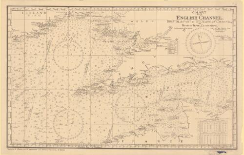Chart of the English Channel : Bristol & part of St. George's Channel, for Board of Trade Examinations