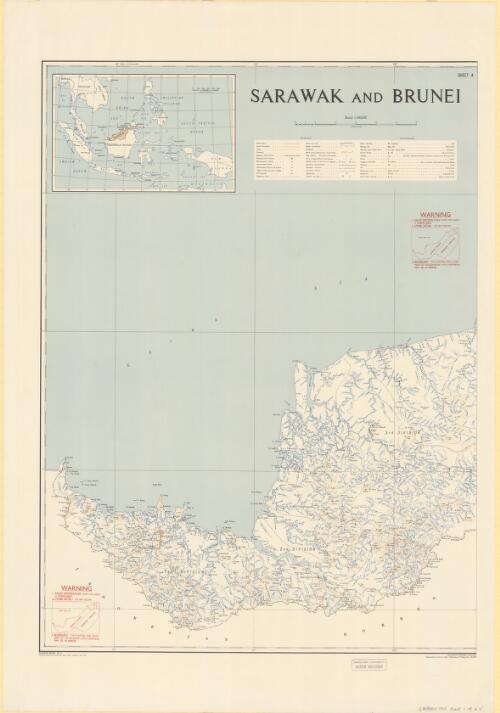 Sarawak and Brunei / compiled and drawn by Land and Survey Dept., Sarawak, April 1954