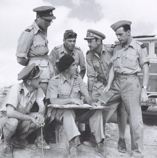 Military personnel, Western Desert 1940s [picture]
