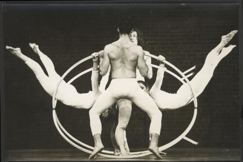 Margaret Barr Dance drama group in Barr's Antique forms in an antique sun, 1967 [picture] / Leonie Vining Brown