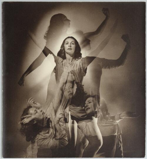 Bodenwieser Ballet performance of Wheel of Life, with Coralie Hinkley, Eileen Cramer and Mardi Watchorn, 1945 [picture]