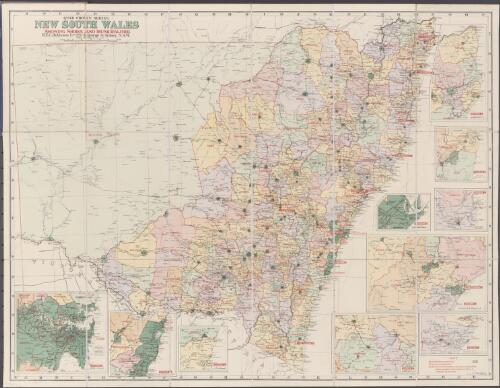 New South Wales showing shires and municipalities [cartographic material] / H.E.C. Robinson Ltd