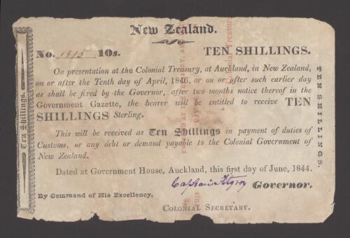 [Ten shilling Treasury note]
