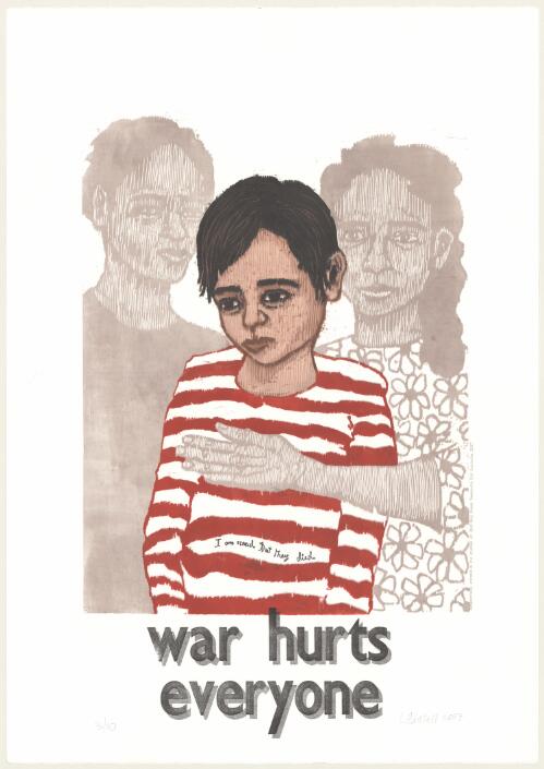 War hurts everyone / Laura Castell