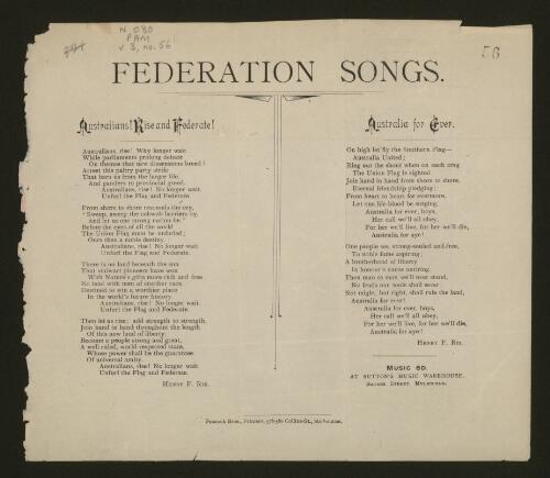 Federation songs