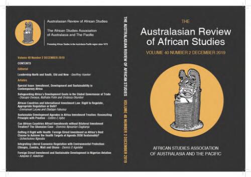 The Australasian review of African studies