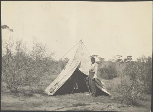 Camel journeys to sites of magnetic stations, Central Australia, 1914 / Alexander Lorimer Kennedy