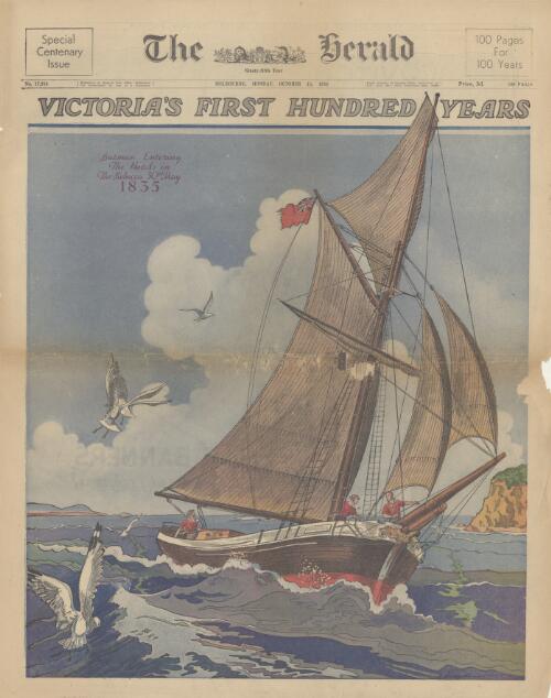 The Herald special centenary issue : Monday, October 15, 1934