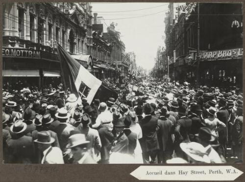 Souvenir of the visit of the French Mission to Australia, 1918 [picture] / The Parliamentary Library