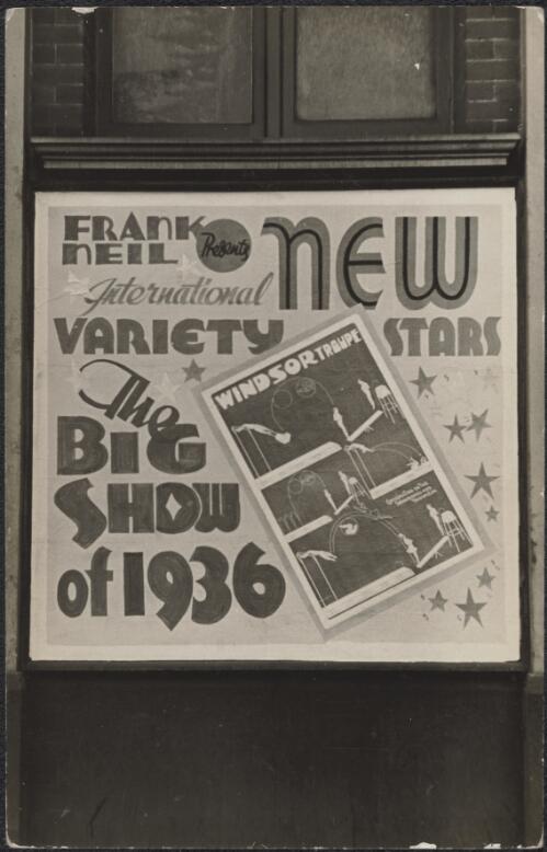 Frank Neil presents new international variety stars in the Big show of 1936