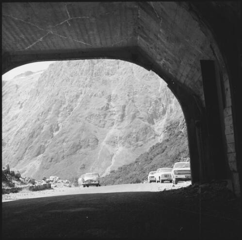 Looking out of the eastern portal of the Homer Tunnel, New Zealand / Michael Terry