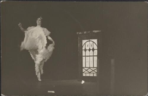 Dancer during a performance, 1936